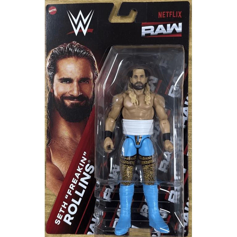 WWE Mattel Seth Freakin Rollins Netflix Raw Basic Wrestling Figure