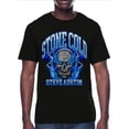 thumbnail image 1 of WWE, Men's & Big Men's Graphic Tee with Short Sleeves, Stone Cold Skull, Sizes XS-3XL, 1 of 6
