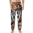 thumbnail image 1 of WWE Men's Pajama Pants Soft Sleepwear Loung Pants for Men Pj Bottoms with Pockets, 1 of 7