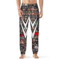 thumbnail image 1 of WWE Men's Pajama Pants Soft Sleepwear Loung Pants for Men Pj Bottoms with Pockets, 1 of 7