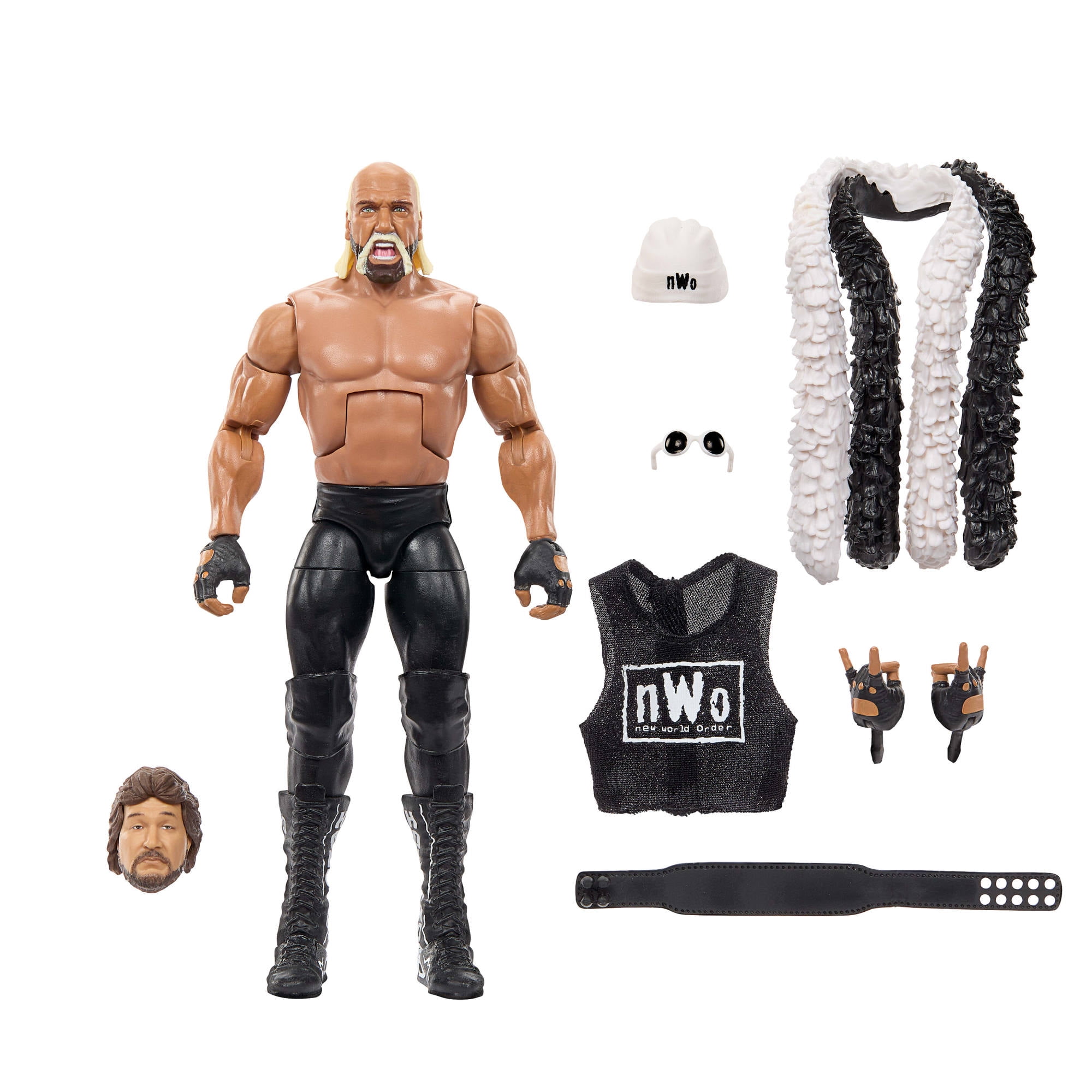 nWo(ホーガン、ナッシュ、ホール) ジャックスWWE フィギュア NWO Hulk Hogan Scott Hall Kevin Nash Syxx Hasbro Retro 4
