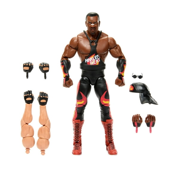 WWE Monday Night War Elite Collection Stevie Ray Action Figure with Accessories, Build-a-Figure Parts