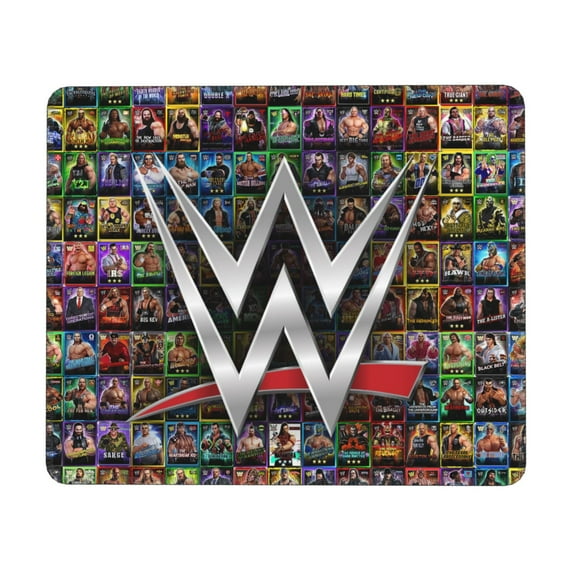 WWE Mouse Pad, Computer Mouse Mat, Waterproof Non-Slip Rubber Base MousePads for Office Laptop 7.9 x 9.5 in