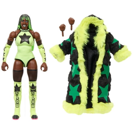 WWE Elite Naomi Action Figure, Series #117 6-inch Collectible with Articulation & Accessories