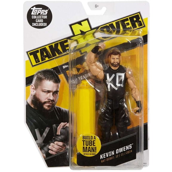 WWE Wrestling NXT Takeover Kevin Owens Action Figure (Build A Tube Man!)