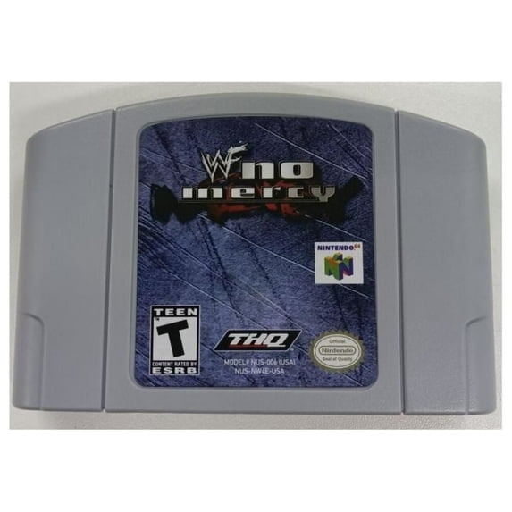 WWE No Mercy N64 Game Cartridge (US Version)