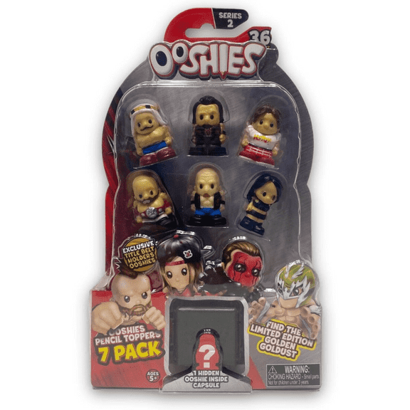 WWE Ooshies 7 Pack Wrestling Superstars, Series 2 (Set 1)