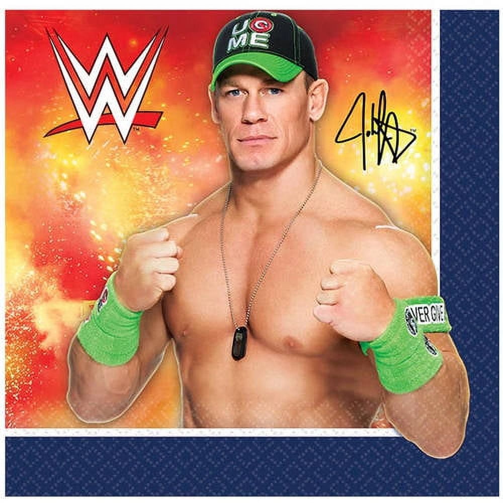WWE Party Beverage Napkins, 16pk