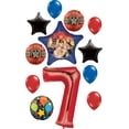 thumbnail image 1 of WWE Party Supplies 7th Birthday Balloon Bouquet Decorations, 1 of 7