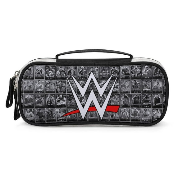 WWE Pencil Case Large Pencil Pouch, Cartoon Makeup Bag, Pen Case Large Capacity Stationery Bag Cosmetic Pouch