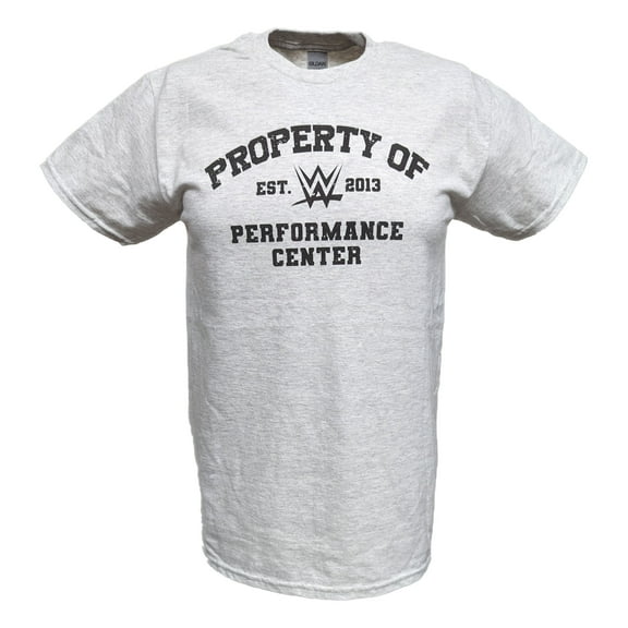 WWE Property of Performance Center Mens Gray T-shirt Est 2013