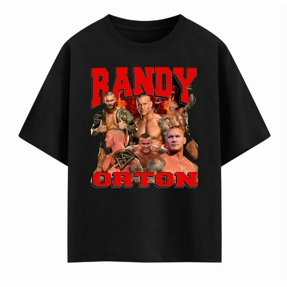 WWE RANDY ORTON 2025 BLACK T Shirt, WWE RANDY ORTON 2025 BLACK Tee