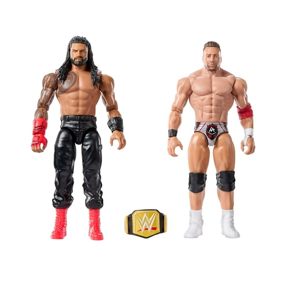 WWE Main Event Showdown Roman Reigns vs LA Knight Action Figures Set, Series #21 6-inch Collectibles