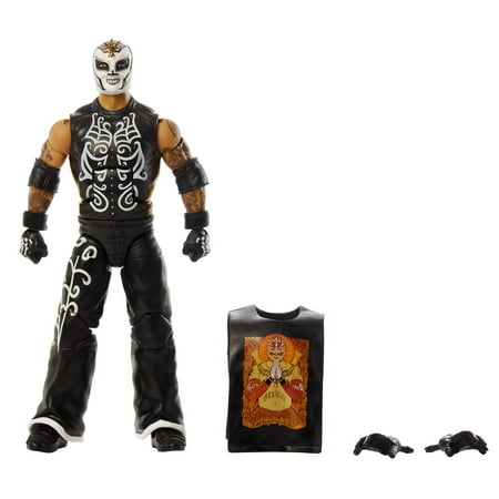 WWE Rey Mysterio Elite Collection Action Figure, 6-inch Posable Collectible