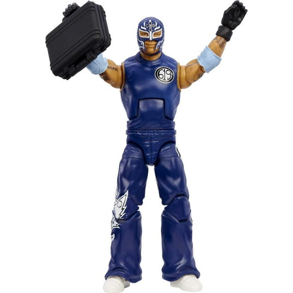 WWE Rey Mysterio Summerslam Elite Collection Action Figure with Build-A-Figure Parts