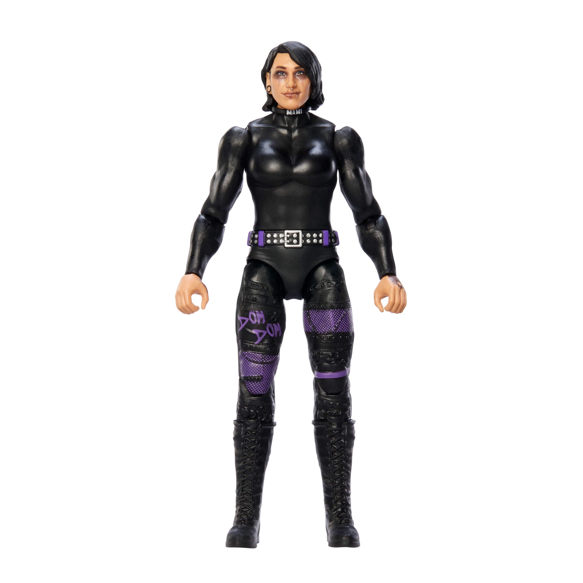 WWE Rhea Ripley Action Figure, Main Event Series #153 6-inch Collectible Superstar with Articulation