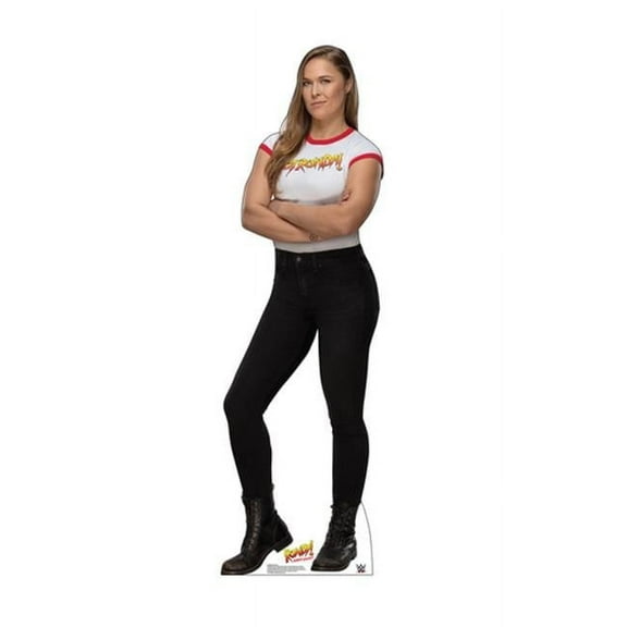 WWE Ronda Rousey Cardboard Cutout, 67 x 20 in.