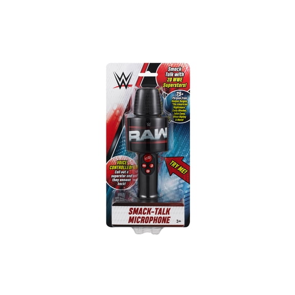 eKids WWE Smack Talk Toy Microphone for Kids with Music and Sound Effects