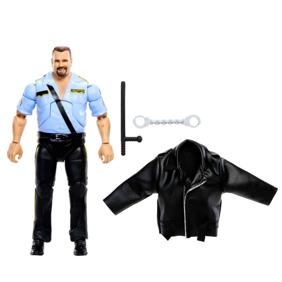 WWE SNME Big Boss Man Elite Action Figure, 6-inch Collectible Set with Articulation & Accessories (Styles May Vary)