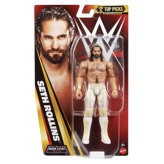 WWE Seth Rollins 2026 Mattel Main Event Series Top Picks Wrestling Action Figure