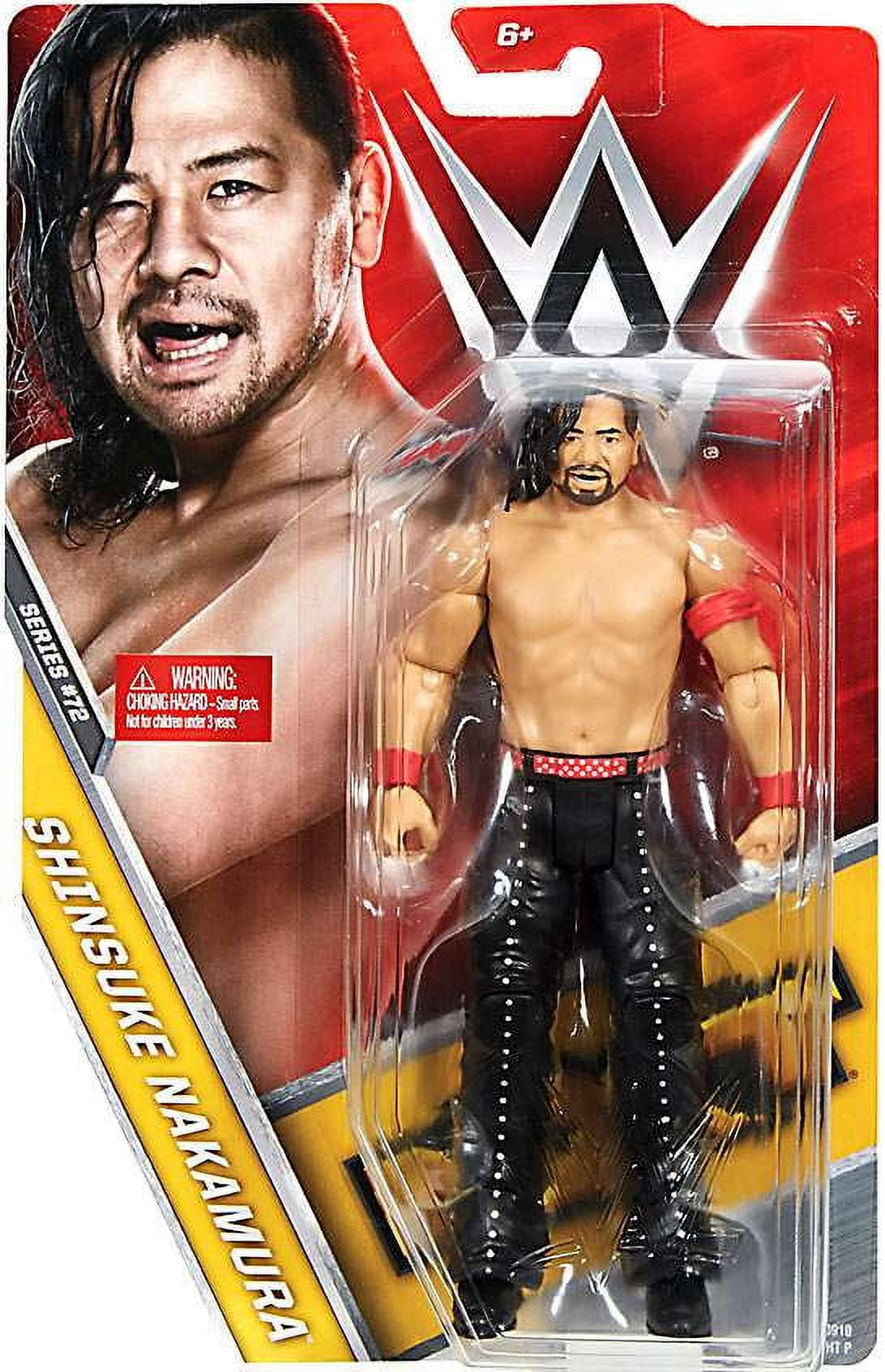 WWE Shinsuke Nakamura Wrestling Action Figure Toy, 6-Inch