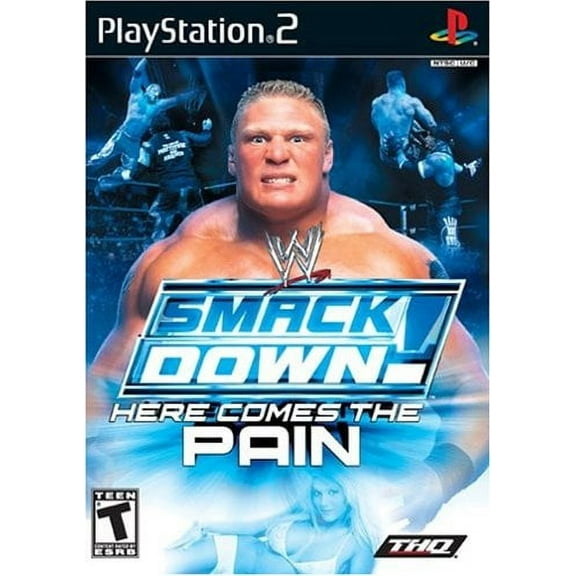 Pre-Owned WWE Smackdown! Here Comes the Pain, PlayStation 2, Sports Game, Parental Controls, 4 Offline Players