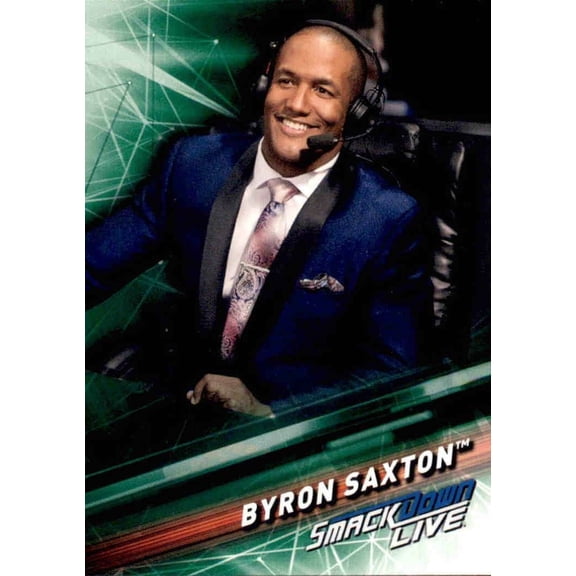 WWE Smackdown Live Base Green #13 Wrestling Card Near Mint or Better
