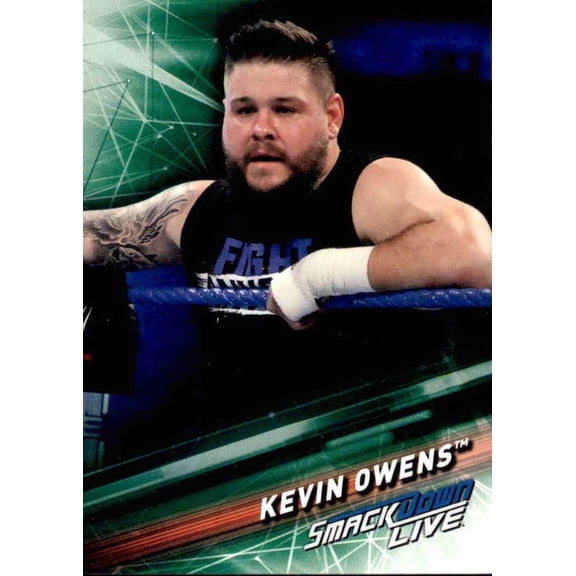 WWE Smackdown Live Base Green #28 Wrestling Card