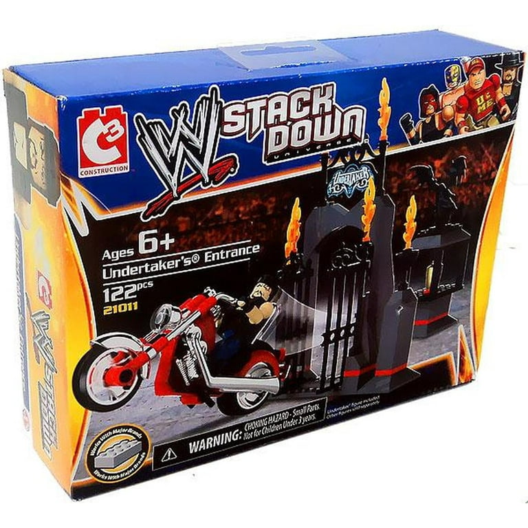 WWE StackDown Undertaker with Chopper Cycle Playset