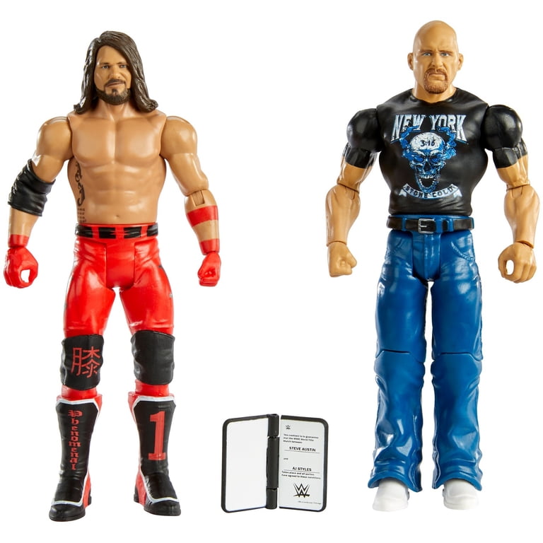 WWE AJスタイルズ & アンダーソン & ギャローズ フィギュア 3体セット WWE Stone Cold Steve Austin Vs Aj Styles Battle Pack - Walmart.com