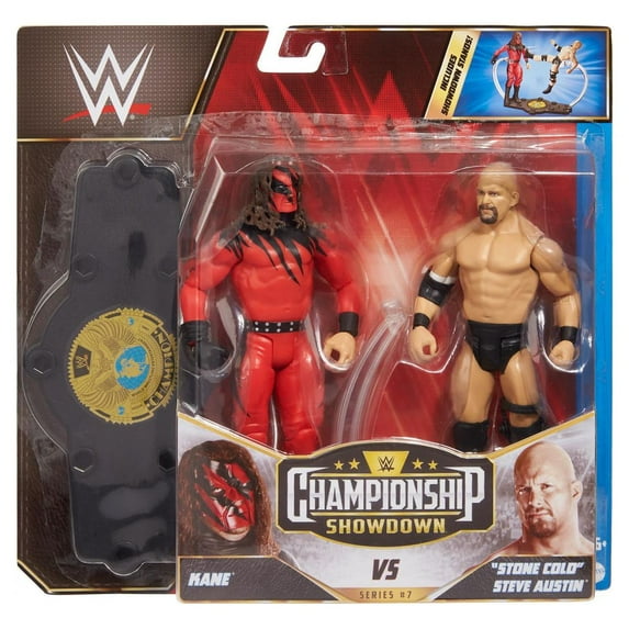 WWE “Stone Cold” Steve Austin vs Kane Championship Showdown 2-Pack Action Figures