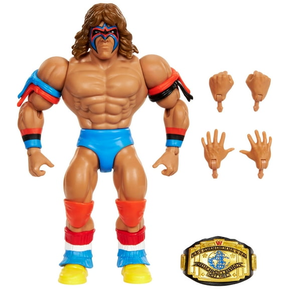 WWE Superstars Action Figure & Accessories Sets, 6-inch Retro Collectible (Styles May Vary)