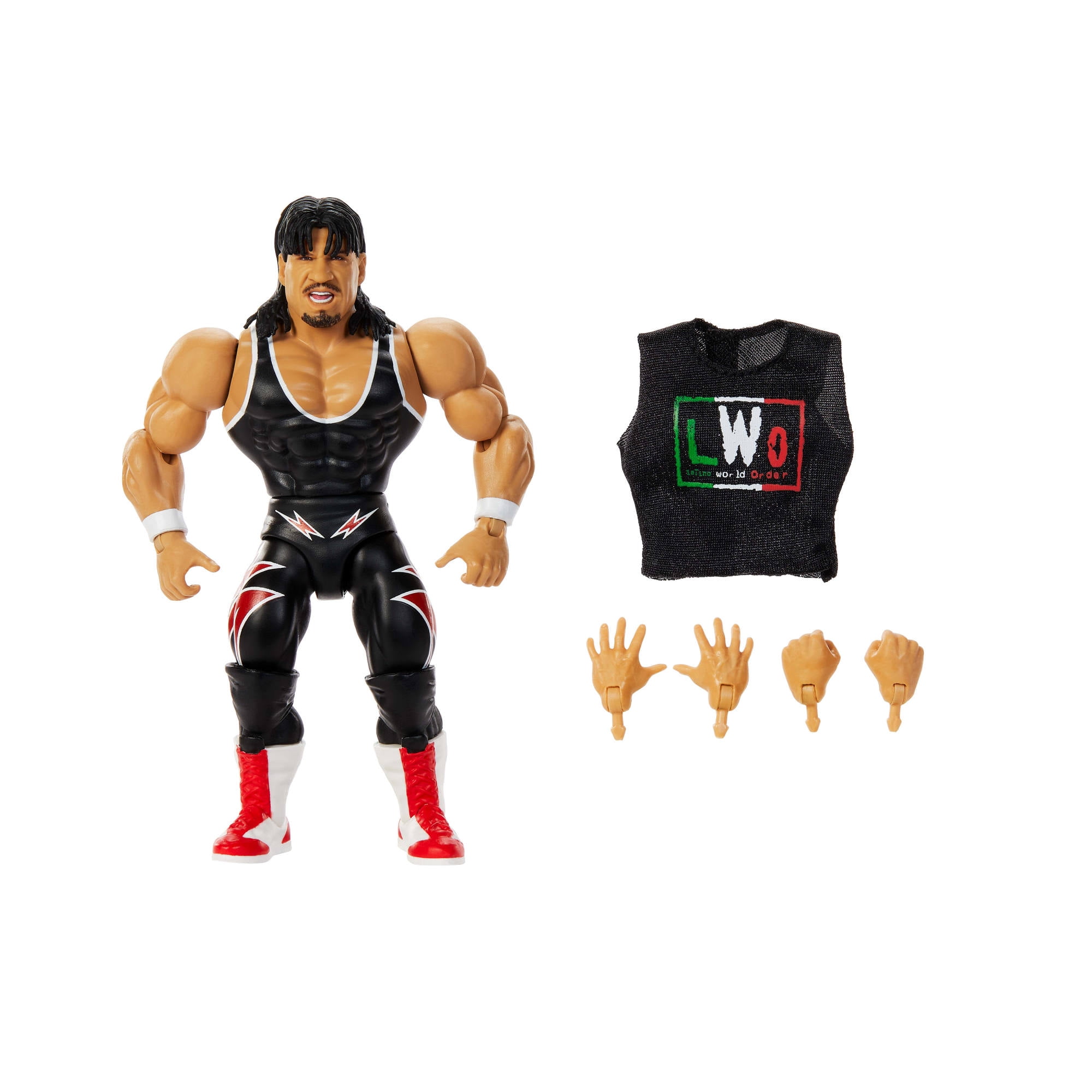 WWE Superstars Eddie Guerrero Action Figure \u0026 Accessories, Series 13 Retro Collectible, 6-inch