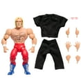 thumbnail image 1 of WWE Superstars Hulk Hogan Action Figure & Accessories Set, 6-inch Retro Collectible with Articulation, 1 of 7