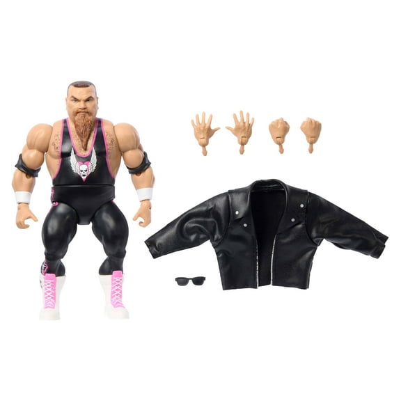 WWE Superstars Jim The Anvil Neidhart Action Figure Set, Series 12 Retro Collectible, 6-inch