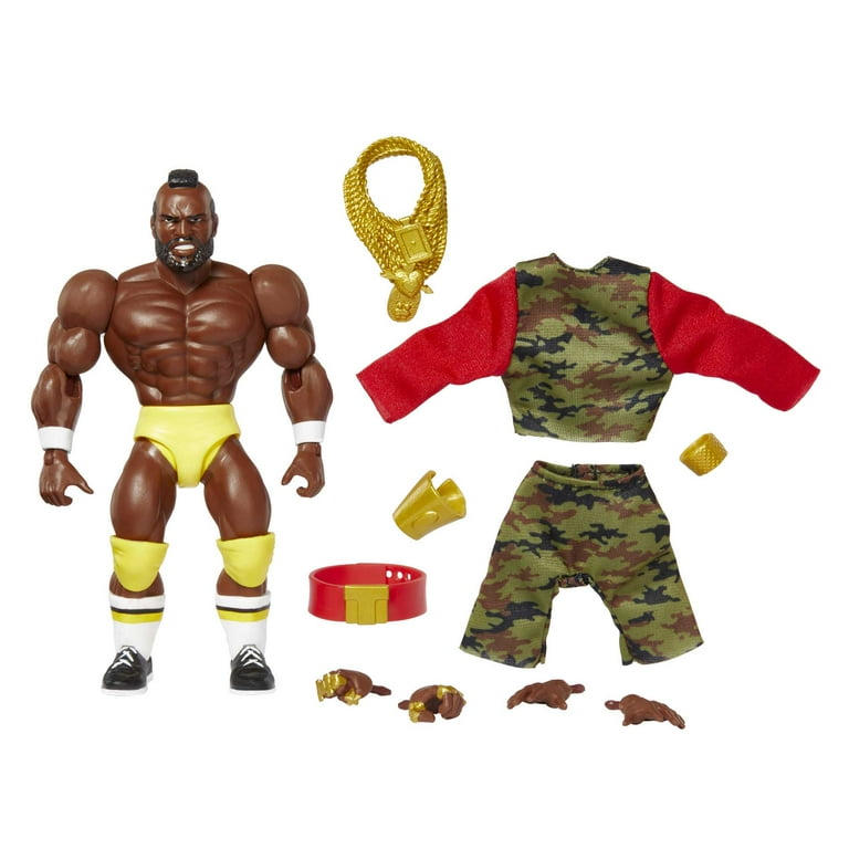 WWE Retro Style Mr. T Action Figure, 1980s-Inspired Look with