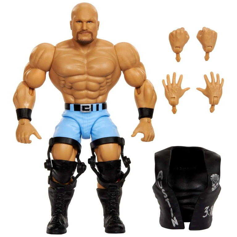 WWE Superstars Stone Cold Steve Austin Action Figure Set, Series