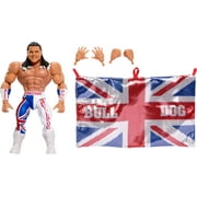 WWE Superstars The British Bulldog Action Figure & Accessories Set, 6-inch Retro Collectible