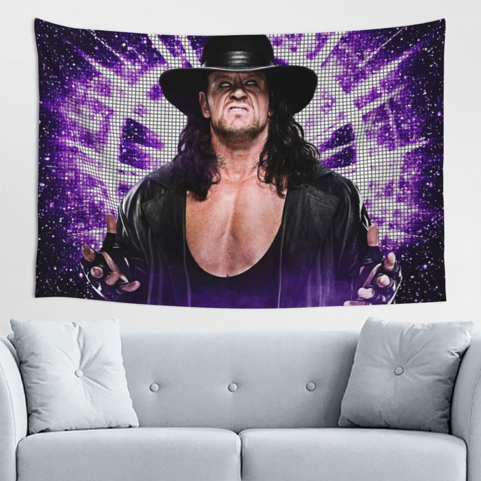 W-W-E Tapestry, Wall Hanging Tapestry, Wall Art Tapestries Poster, Home ...