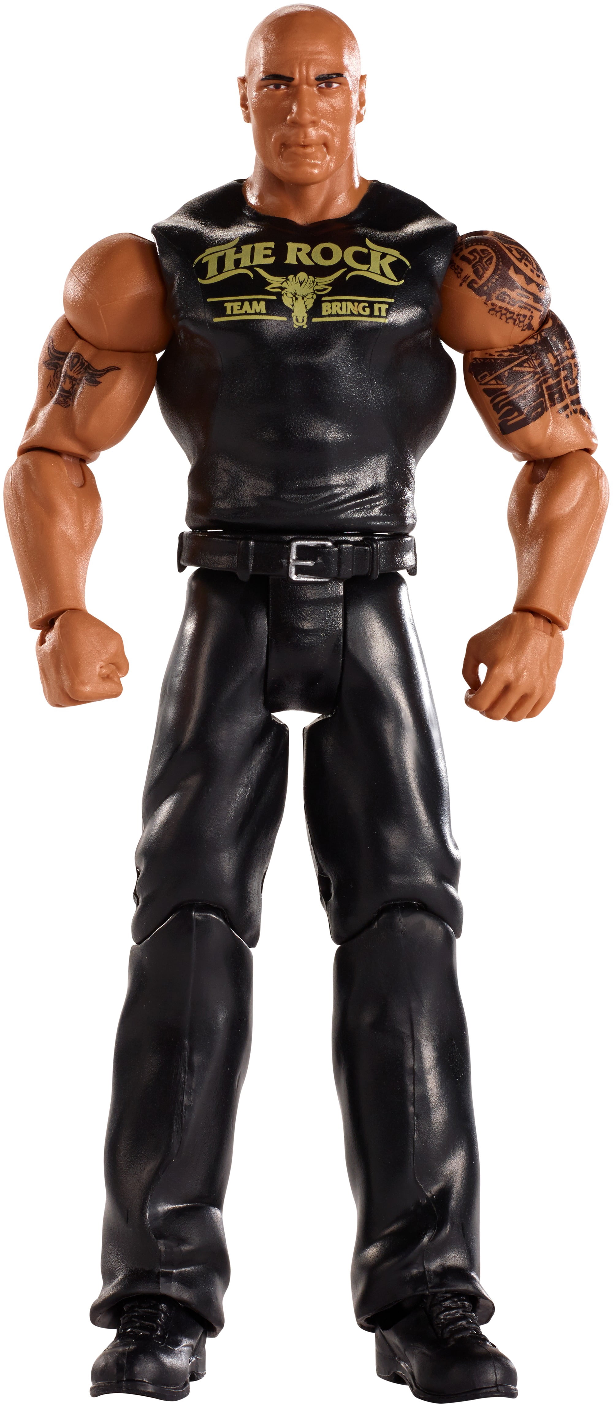 WWE The Rock 6-inch Articulated Action Figure with Ring Gear