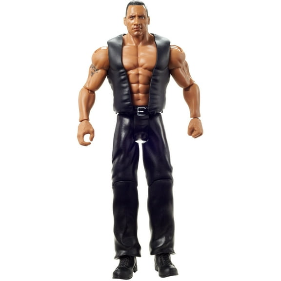 WWE The Rock Action Figure, 6-inch Collectible for Ages 6 Years Old & Up