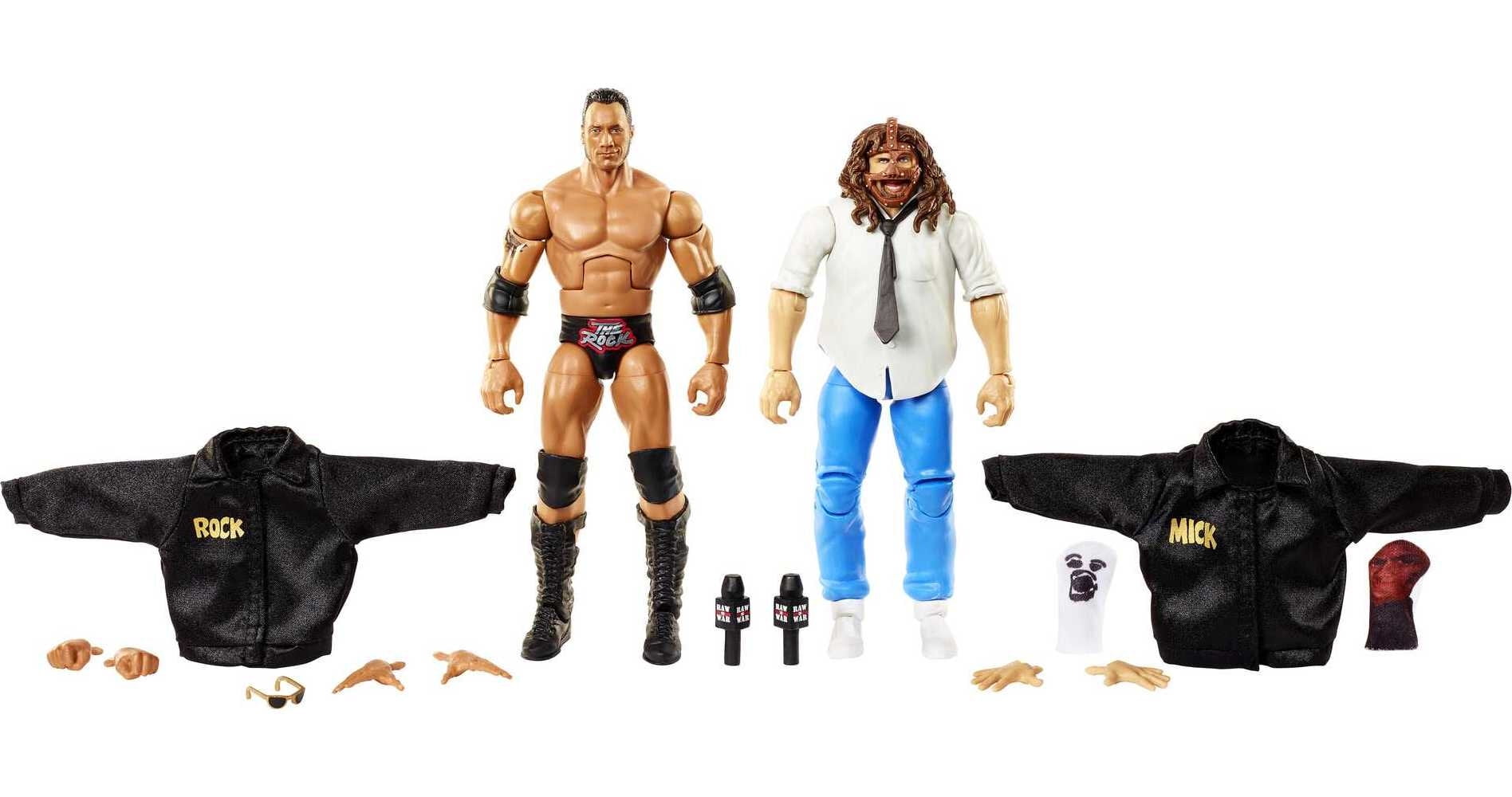 Funko Pop! WWE The Rock and Mankind Walmart Exclusive 2 Pack - US