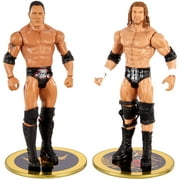 WWE The Rock Vs Triple H Championship Showdown 2-Pack Action Figures