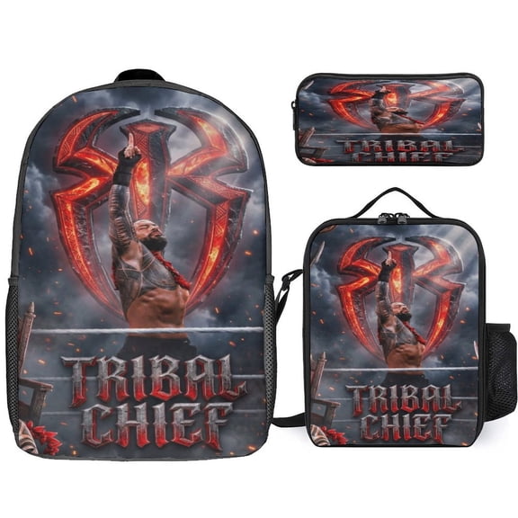WWE Theme Backpack lightweight and durable laptop bag stylish 3D-print backpack