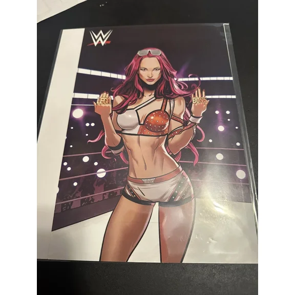 WWE Then Now Forever #1 Mora WWF Sasha Banks 2nd Print Variant H BOOM NM/M 2016