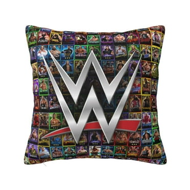 WWE Throw Pillow Cover Decoration Pillow Case Cushion for Home Sofa Couch 16"x16"