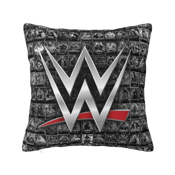 WWE Throw Pillow Cover Decoration Pillow Case Cushion for Home Sofa Couch 16"x16"