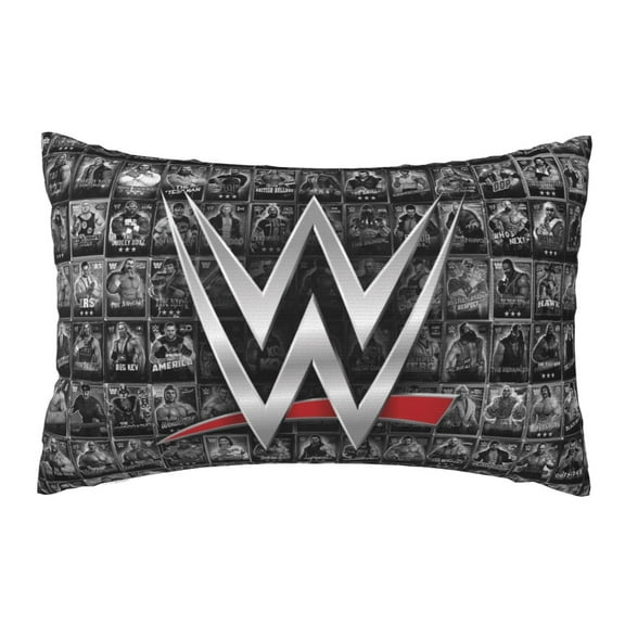 WWE Throw Pillow Cover Decoration Pillow Case Cushion for Home Sofa Couch Queen Size 20x30 Inch