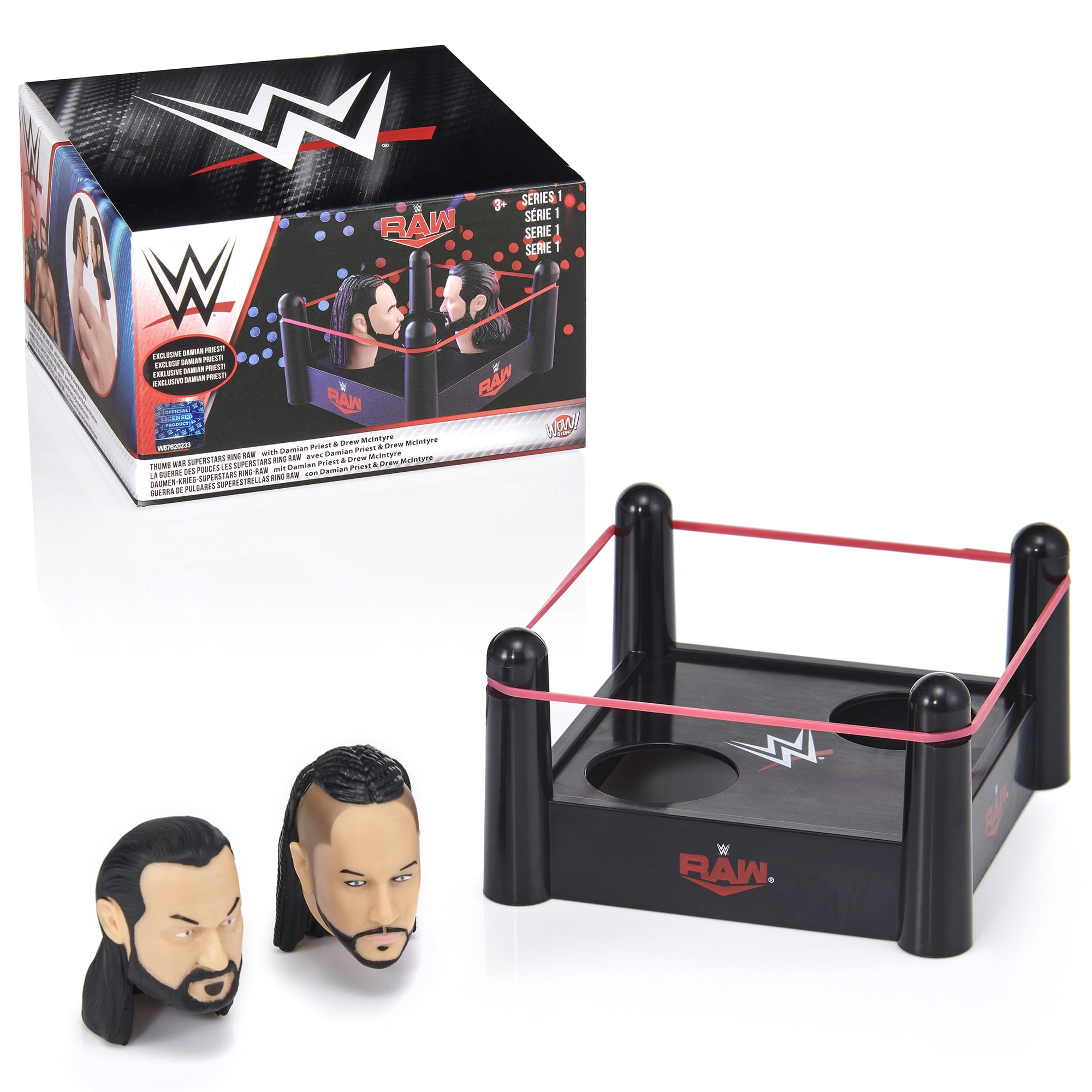 WWE  フィギュア用リング　　RAW is WAR WWF World Wrestling Federation Raw is War Monster Ring New