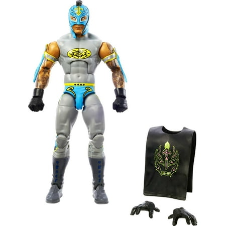 WWE Top Picks Elite Collection Rey Mysterio Action Figure & Accessories, Posable Collectible (6-in)